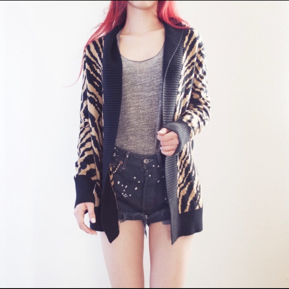 Zebra Cardigan